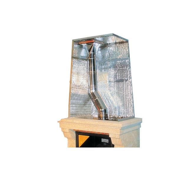 Thermal Protection Mineral Wool Foil Chimney Fireplace