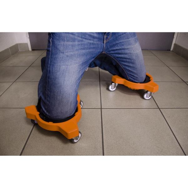protetor de joelheiras móvel profissional com rodas