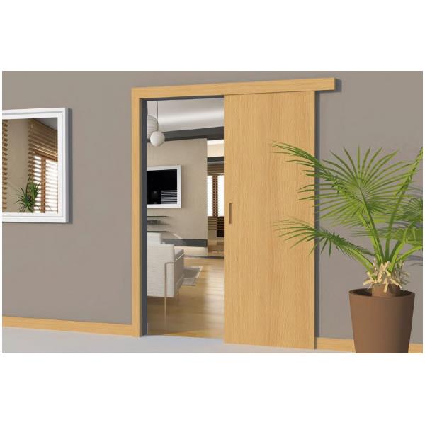 wood external sliding door kit